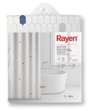 Rayen Polyester 浴簾（灰藍色）180x200cm