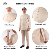 PREMIUM NUDE BROWN BAJU MELAYU SLIMFIT | READY STOCK | BAJU LELAKI