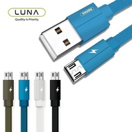 luna remax cable data fast charging 2,1a kabel data micro usb braided