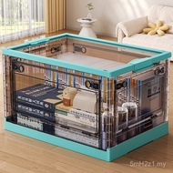 With Classroom Student Storage Box Dormitory Box Transparent Book Box Foldable Book Book Book Storag