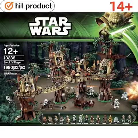 IN STOCK 1990PCS Star Plan Wars Ewok Village Building Blocks Toys Bricks for Children Compatible wit