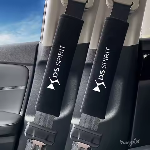 Car Seat Belt Cover Adjustable Plush Safety Belt Cover For DS DS7 DS5 DS6 DS9 New Energy DS4 Dias Sh