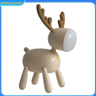 5V Elk Deer Night Light Adjustable Rotary Tail USB Rechargeable Lamp for Bedroom Light Elk Deer