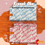 MERAH OKE RED OKE Transparent Plastic Bag biru size 15 24 28 OKE brand contents 150 gr OKE Blue Tran