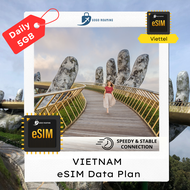 【eSIM】Vietnam eSim (Viettel - Daily 5GB) Data eSIM Plan | GOGO ROAMING Travel eSIM