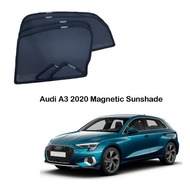 Magnetic Sunshades for Audi A3 Sedan (8Y) - (From Year 2020 onwards)