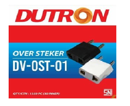 Over Steker Biasa Dutron Hitam / Steker Gepeng Kontra Dutron - DV-OST-01-H