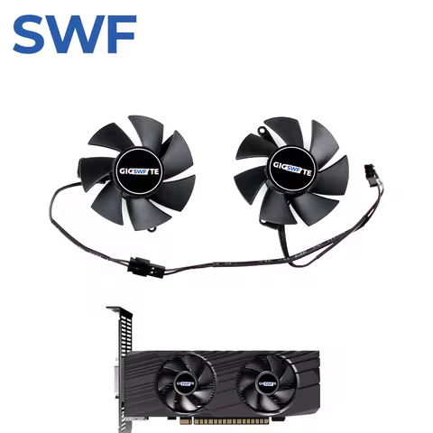 46MM FS1250-S2053A Cooling Fan For GIGABYTE RTX 3050 GTX 1650 1630 4GB OC Low Profile Graphics Video