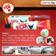 Lem Fox Plus Tube 20 gr Perekat Aksesoris Otomotif Lem Fox Plus Original Kuning Tube 20 gram