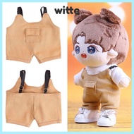 WITTE 1 Set 20cm Doll Clothes Cargo Overalls Suit 7 Styles Casual Wears Overalls Clothes Suits