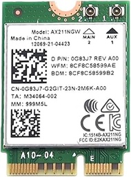 Wireless Card G83J7 0G83J7 CN-0G83J7 Compatible Replacement Spare Part for Intel AX211 AX211NGW 2.4G