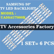 UA50AU7000K SAMSUNG 50" TV LED BACKLIGHT (LAMPU TV) SAMSUNG 50 INCH LED TV BACKLIGHT 50AU7000K UA50A