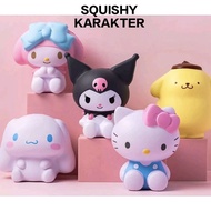Squishy Toy Cute Characters Lotso/Sanrio/Cinnamonroll/ (jala)