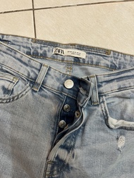 Zara original jeans light blue second bekas