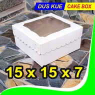 Dus 15x15x7 DUPLEX / CAKE BOX / dus brownis ULTAH / kotak bolu