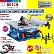 Bosch Table Saw GTS 254 Professional GTS254 10 Inch Table Saw with Metal Stand , F.O.C Measuring Tape , Safety Goggles