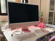 【臻品】盒裝 Apple iMac M1 512GB SSD 高階款-粉紅