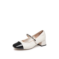 Staccato Mary Jane Pump Shoes รองเท้าแมรี่เจน 1.5"รองเท้าส้นสูงหนา J2662