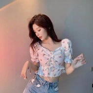 Gfs Derose Smock Sabrina Top Laris