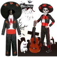 Same Day Shipment HF2 (5-C) {Mexico Of The Dead/Skeleton Performance Costume/Styling Costume/Coco Ni