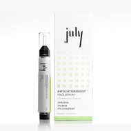 July Exfoliation Boost Face Serum 20% AHA 2% BHA 2% Lime Pearl | AHA BHA Exfoliating Serum, Chemical