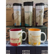 Starbucks Indonesia Old Icon Mug/TumblerBali/Medan/Semarang/Bogor/Jakarta 473ml