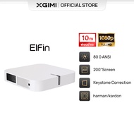 XGIMI Elfin Projector โปรเจคเตอร์บางเฉียบ ฉาย โปรเจคเตอร์ มินิ 1080P เทคโนโลยี DLP แก้ไขภาพบิดเบี้ยวอัตโนมัติ Andriod TV 11.0 ลำโพงHarman Kardon คุณภาพเสียงDolby