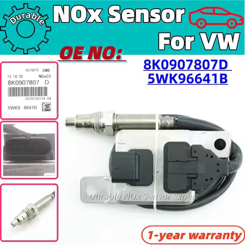 NOx Sensor 8K0907807D 5WK96641B for Audi A4 B8 A5 Q5 2.0/3.0 TDI