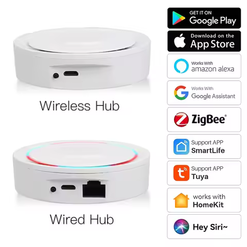 Tuya HomeKit ZigBee Gateway Hub Smart Home Bridge ZigBee Smart Life Remote Control Works With Apple 