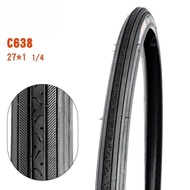 ยางนอกและยางภายในสำหรับจักรยาน CST 27x1 1/4 ยางนอก 32-630 ขนาด 27 นิ้ว ชิ้นส่วนจักรยานอเนกประสงค์