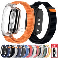 Nylon Strap with Case Bracelet Replacement for Xiaomi Mi Band 8 / Xiaomi Smart Band 8