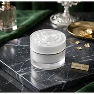 ROSE PLASTIC JAR 5G (WHITE) - lotion jar - plastic cosmetic jar
