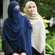 B60 TUDUNG BAWAL HEAVY CHIFFON BIDANG 60 (PART 1) tudung bawal bawal chiffon tudung bawal bidang 60 