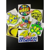 Sticker motor sticker vr46 valentino rossi the doctor 46 sticker pantul cahaya