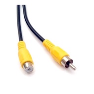 RCA 1.8 Meters Male to Female Home Mono Stereo Audio Composite Video AV Extension Cable 1.8m