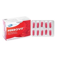 [Genuine] Ferrovit (Box of 50 tablets) - Supplementing Iron, Folic Acid and Vitamin B12, helping to 
