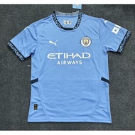 Fan version football jersey 24-25 new Manchester City home jersey football match training casual sports football jersey can be customized
