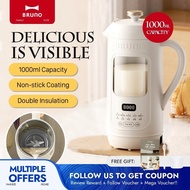 [现货] BRUNO 多功能全自动破壁豆浆机 1000ml 玻璃杯 BZK-DJ | Soymilk Maker Glass Soya Bean Machine Food Processo IKqGe