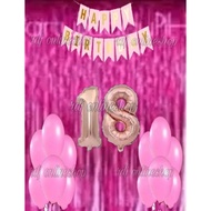 rdj 8002 18th birthday set party decorations