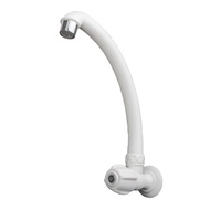 PVC Wall Arc Sink Tap/ PVC Sink Tap/PVC Wall Tap/Plastic Sink Tap【1802】