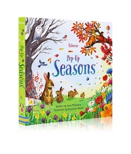 Usborne หนังสือ Pop Up Seasons Board Book 3D Flip Books English Story Book Bedtime Reading Book for Kids Toddler Children Book หนังสือป๊อปอัพ สามมิติ นิทานภาษาอังกฤษ หนังสือเด็ก บอร์ดบุ๊ค ภาพสามมิติ เสริมพัฒนาการเด็ก ของเล่นมอนเตสซอร