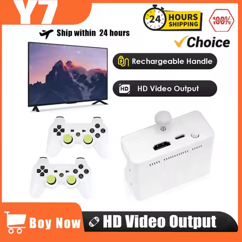 Y7 Game console Retro 128G 256G Linux System 4K Video Game Console LPDDR4 2GB TV Box Wireless Contro