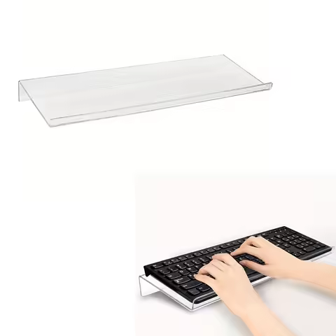 Tilted keyboard stand PC computer keyboard stand acrylic ergonomic keyboard lifter transparent keybo