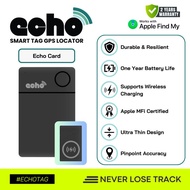 BENSETA STORE Echo Smart Tag GPS Tracking Device (Rechargeable Card) – AirTag Alternative (Fully Com