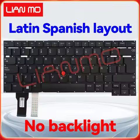 Latin America Spanish/ Slovenia Layout For Lenovo Thinkpad T14s Gen2 P1 Gen4 X1 Extreme Hermit 4th 2