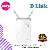 D-Link E15 AX1500 Mesh Range Extender with 2 x Ext Antenna