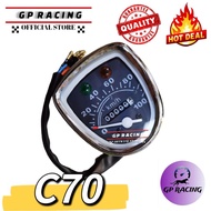 C70 METER ASSY SPEEDOMETER HONDA C70 C-70 *GP RACING"