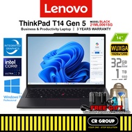 Lenovo ThinkPad T14 Gen 5 - Intel Core Ultra 7 155U - Intel Graphics - 32GB RAM - 1TB SSD (3Yrs Leno