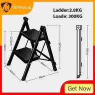 【A TOOL】♞❒ Kinbolee Step Ladder 2 And 3 Steps Black Foldable YX73