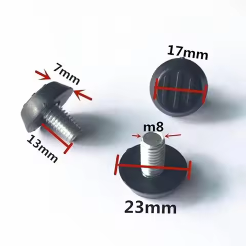 10pcs M8 Furniture Adjustable Foot Rod Levelers Foot Nail Anti Slip Sofa Foot Support Leg Hardware S